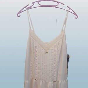 Vtg GILEAD long White Nightgown/Slip NWT Small Made In USA 204166